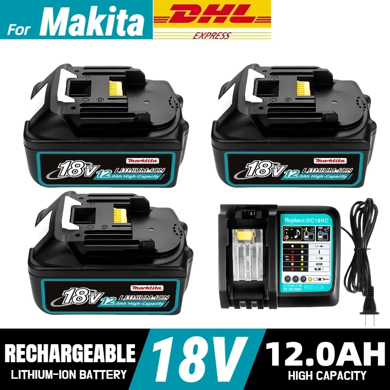 Original for makita battery 12Ah/8Ah/6Ah, 18V Rechargeable Battery for Makita 18V battery BL1830 BL1840 BL1850 BL1860 BL1815
Original for makita battery 12Ah/8Ah/6Ah, 18V Rechargeable Battery for Makita 18V battery BL1830 BL1840 BL1850 BL1860 BL1815