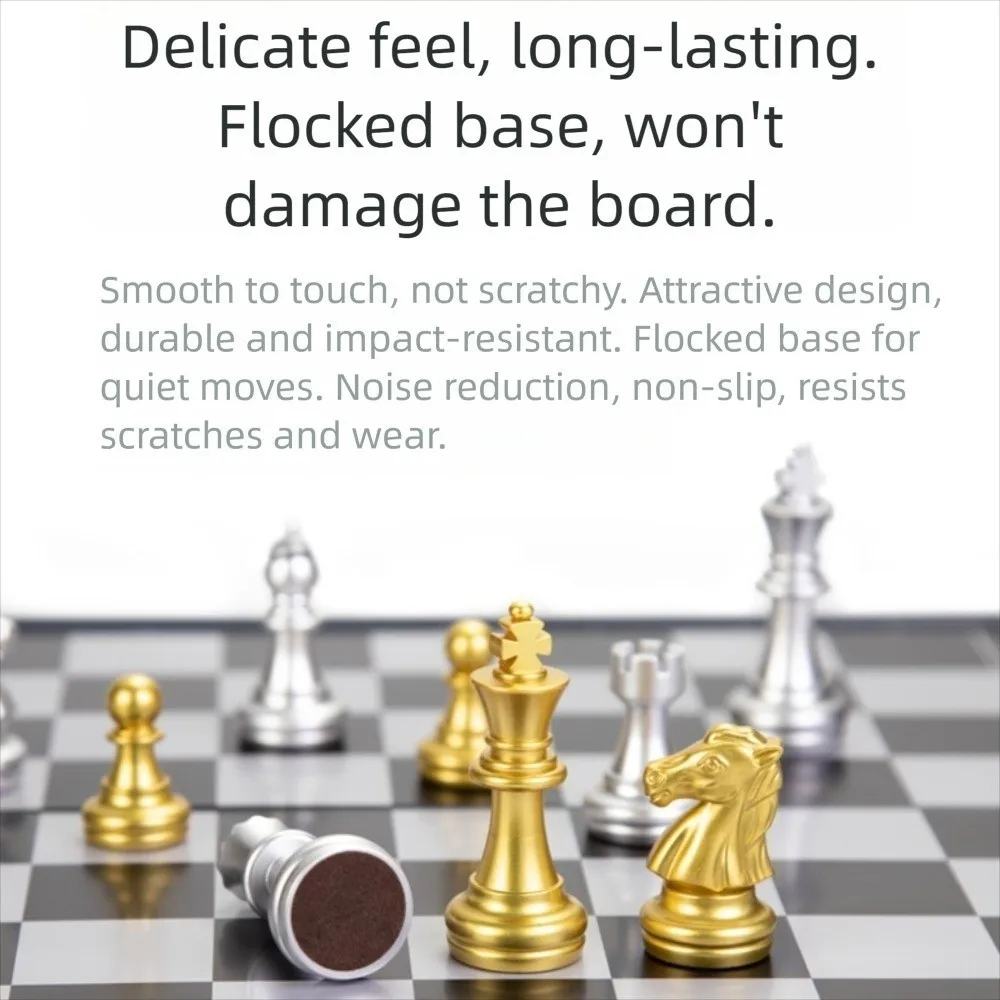 25/32cm Chessboard Magnetic Chess Set Magnet Plastic Travel Board Game Set Folding Portable International Chess Outdoor
25/32cm Chessboard Magnetic Chess Set Magnet Plastic Travel Board Game Set Folding Portable International Chess Outdoor
