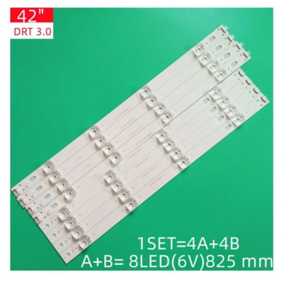 LED Strip for LG DRT INNOTEK DRT 3.0 42 inch, A/B Type 6916L-1956E 6916L-1957E 1709B 1710B 42LY310CA 42LB563V 42LB561V 42LB5610
LED Strip for LG DRT INNOTEK DRT 3.0 42 inch, A/B Type 6916L-1956E 6916L-1957E 1709B 1710B 42LY310CA 42LB563V 42LB561V 42LB5610