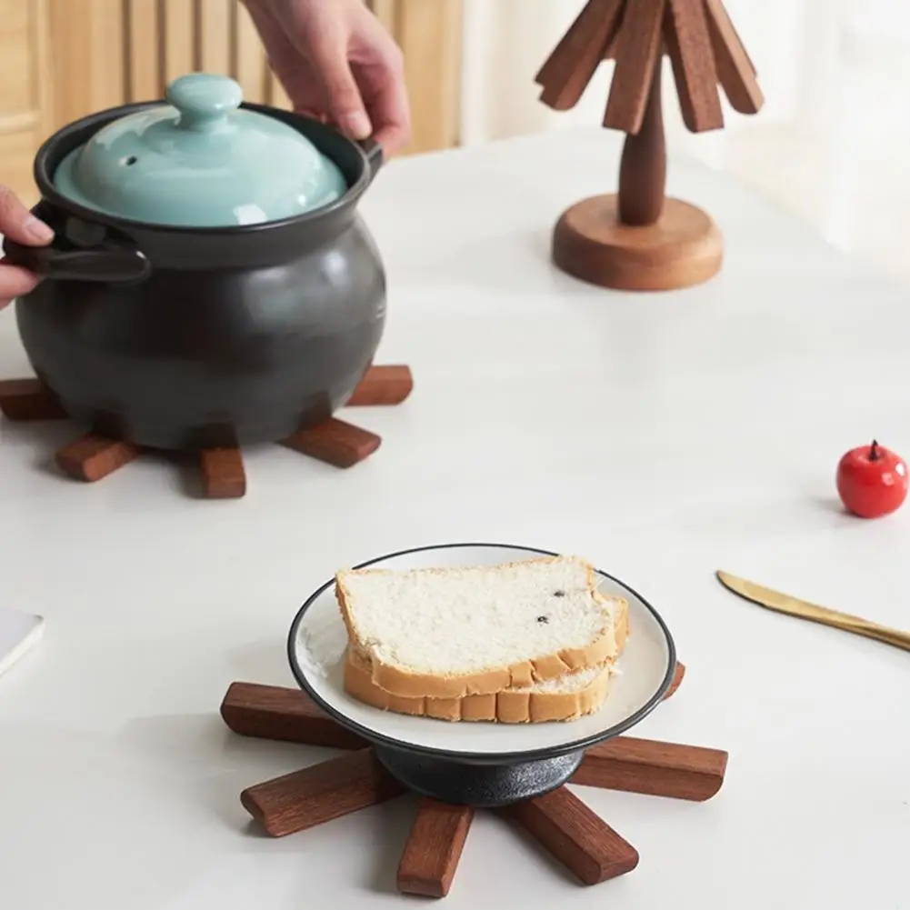 Kitchen Placemat Wooden Kitchen Accessories Heat Resistant Tree-shaped Insulation Mat Protect Table from Hot Dishes for Pots
Kitchen Placemat Wooden Kitchen Accessories Heat Resistant Tree-shaped Insulation Mat Protect Table from Hot Dishes for Pots