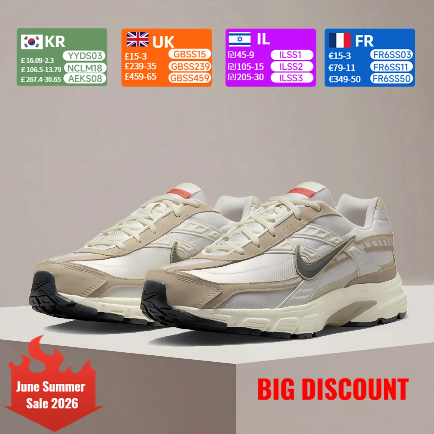 Nike INITIATOR Breathable Running Shoes Retro Running Shoes Slip-Resistant & Durable Cushioning Design Black HJ7683-072
Nike INITIATOR Breathable Running Shoes Retro Running Shoes Slip-Resistant & Durable Cushioning Design Black HJ7683-072