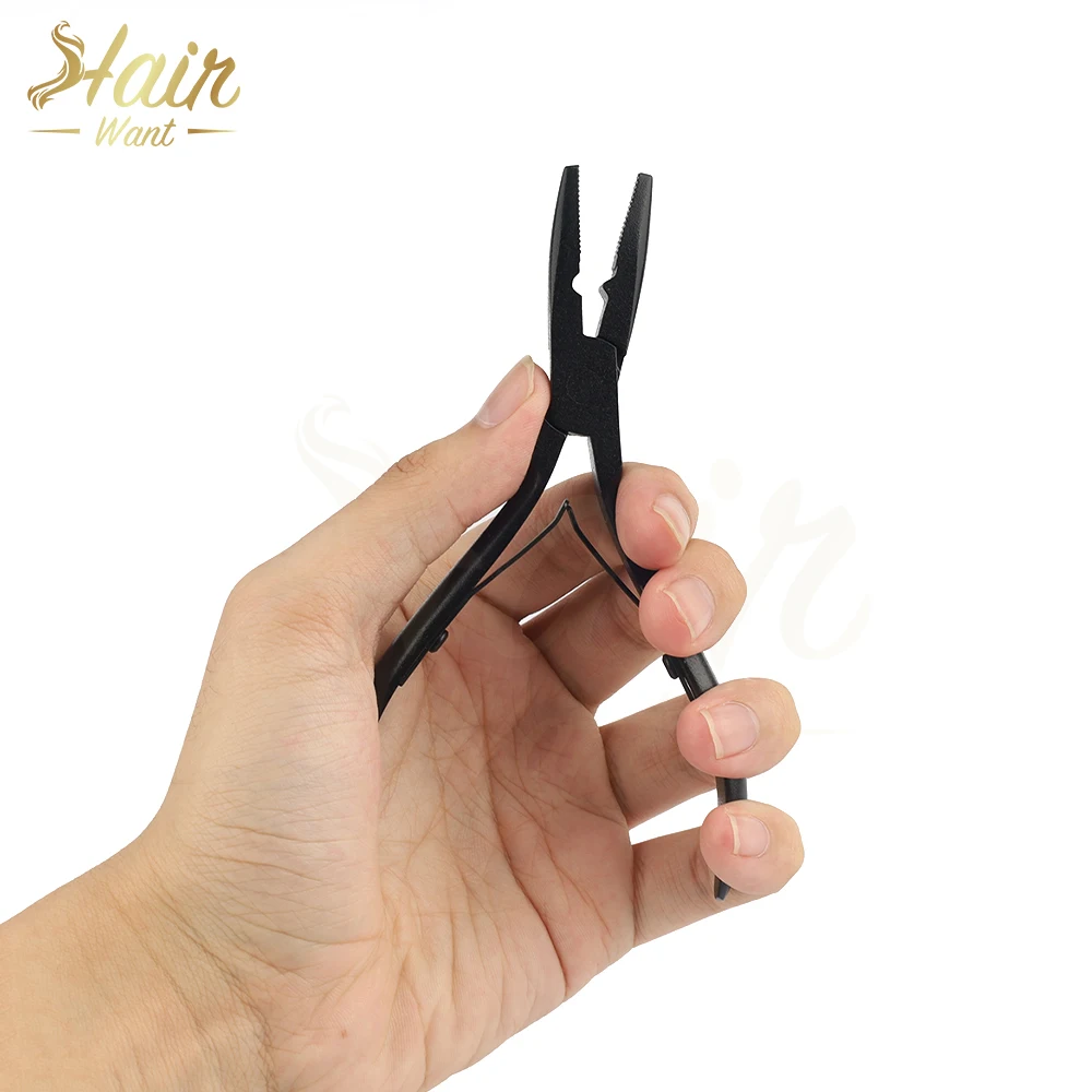 Щипцы для наращивания волос Hair Want для микробусинок, кольца, микро-звенья, плоскогубцы для шитья, мишура для волос 
Щипцы для наращивания волос Hair Want для микробусинок, кольца, микро-звенья, плоскогубцы для шитья, мишура для волос