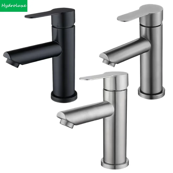 304 Stainless Steel Brushed Bathroom Faucet Home Basin Sink Taps Single Lever Cold and Hot Water Basin Washbasin Water Mixer Tap
304 Stainless Steel Brushed Bathroom Faucet Home Basin Sink Taps Single Lever Cold and Hot Water Basin Washbasin Water Mixer Tap