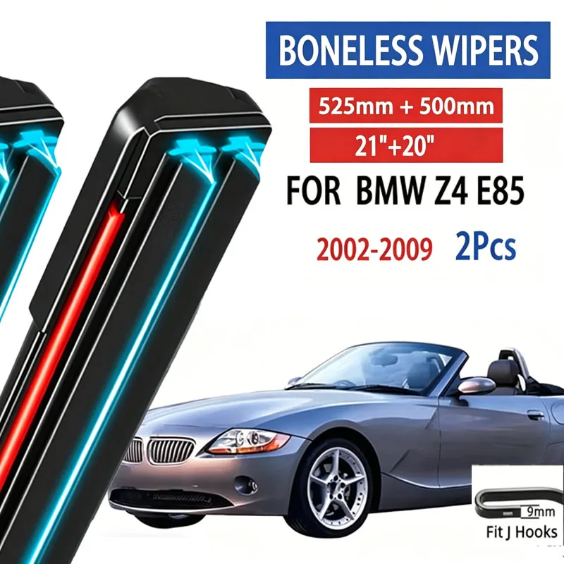 2pcs For BMW Z4 E85 2002 -2009 2003 2004 2005 2006 Car Front Wiper Soft Rubber Boneless Wiper HD Quiet Automotive Wiper 21"+20"
2pcs For BMW Z4 E85 2002 -2009 2003 2004 2005 2006 Car Front Wiper Soft Rubber Boneless Wiper HD Quiet Automotive Wiper 21"+20"