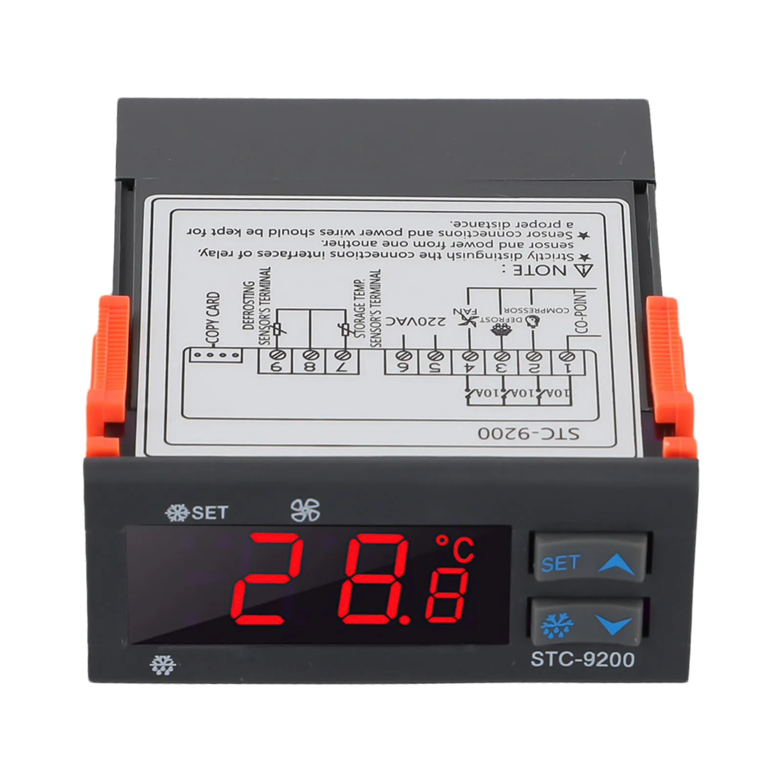 Refrigeration Dual Sensors Thermostat Defrost Controller Electronic Mounting Hole Overall Machine Packing List
Refrigeration Dual Sensors Thermostat Defrost Controller Electronic Mounting Hole Overall Machine Packing List