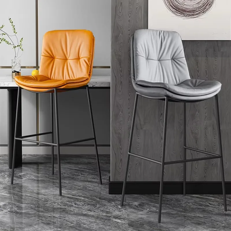 Nordic Metal Leather Bar High Chair Commercial Nightclub Restaurant Coffee Shop Pub Stool Furniture
Nordic Metal Leather Bar High Chair Commercial Nightclub Restaurant Coffee Shop Pub Stool Furniture