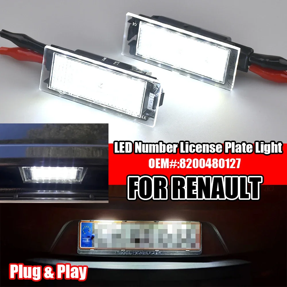 White Number License Plate Lights For Renault Megane 2 Clio Laguna Megane 3 Twingo Master Vel Satis Wind Trafic Twizy
White Number License Plate Lights For Renault Megane 2 Clio Laguna Megane 3 Twingo Master Vel Satis Wind Trafic Twizy