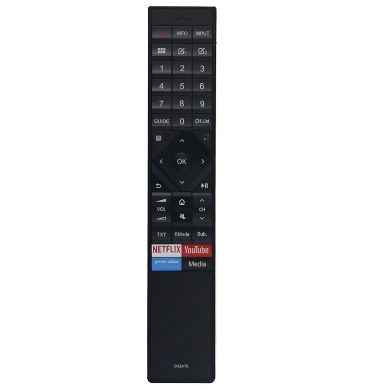For Hisense Smart TV H55O8BUK H5508BUK 100LN60D 100LN60 80L5 H80LSAIL H100LDA Remote Control EN3A70 Accessories Replaced
For Hisense Smart TV H55O8BUK H5508BUK 100LN60D 100LN60 80L5 H80LSAIL H100LDA Remote Control EN3A70 Accessories Replaced