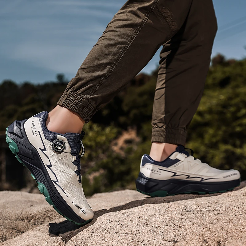 2026 Spring Men'S Breathable Mesh Sneakers With Rotating Buttons Comfortable Hiking Shoes Suitable For Casual Outdoor Activities
2026 Spring Men'S Breathable Mesh Sneakers With Rotating Buttons Comfortable Hiking Shoes Suitable For Casual Outdoor Activities