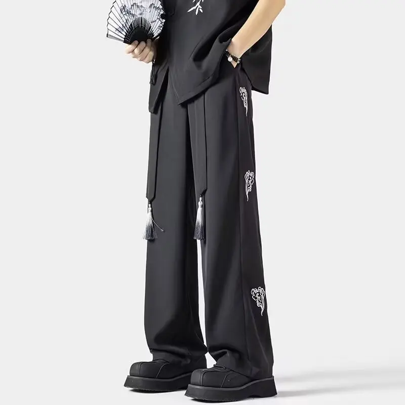 Men's Ice Silk Straight Leg Suit Pants Summer 2024 New Chinese Sle Draped National Wind Casual Pants Wide Leg Long Trousers
Men's Ice Silk Straight Leg Suit Pants Summer 2024 New Chinese Sle Draped National Wind Casual Pants Wide Leg Long Trousers