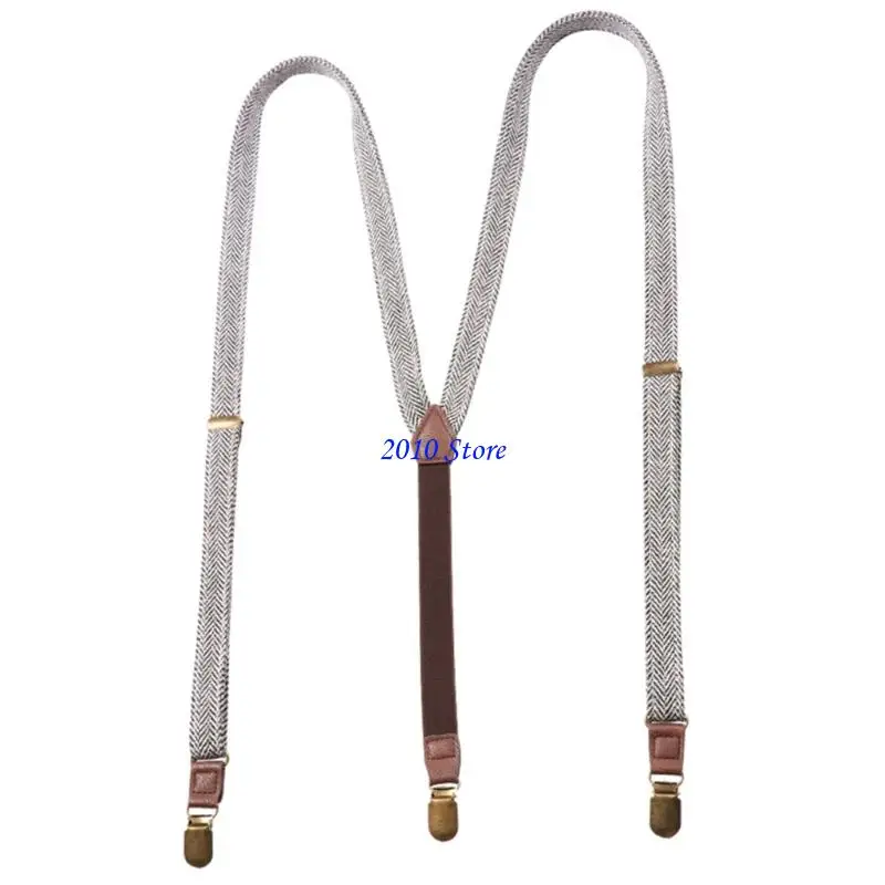 F3MF Men's Suspenders Adjustable Metal Clip Y Shaped Brace for Workwear Formal Event
F3MF Men's Suspenders Adjustable Metal Clip Y Shaped Brace for Workwear Formal Event