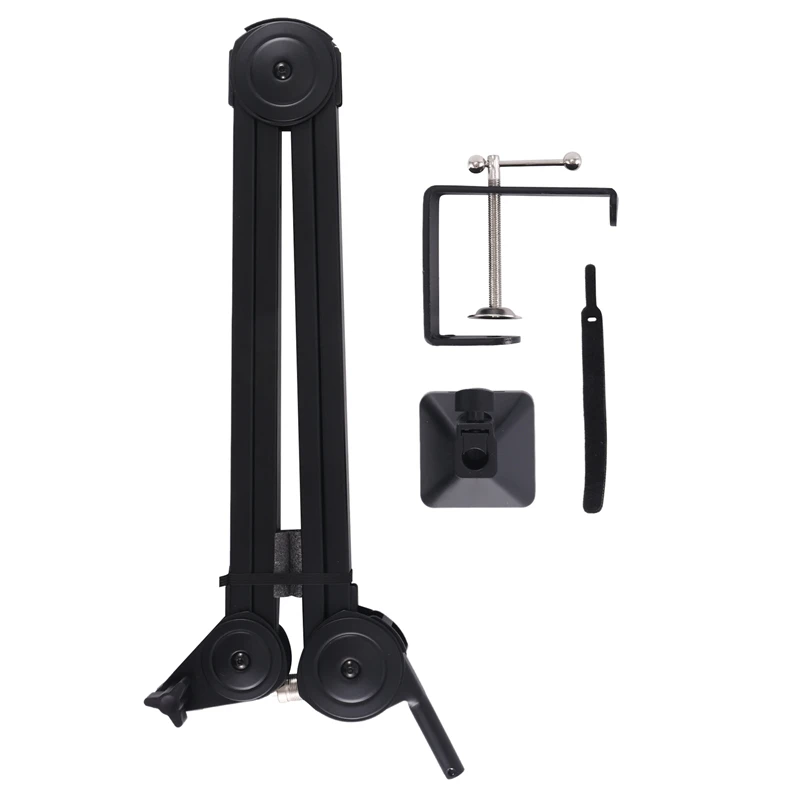 Scissor Arm Microphone Stand Heavy Duty Adjustable Mic Suspension Scissor Arm Stand For Voice Recording Style B
Scissor Arm Microphone Stand Heavy Duty Adjustable Mic Suspension Scissor Arm Stand For Voice Recording Style B
