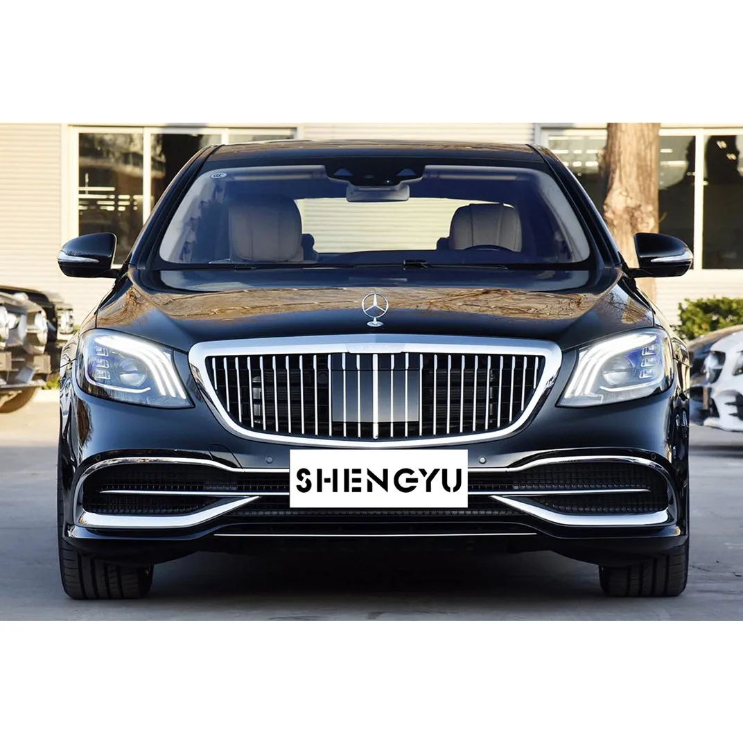 Body Kit with Front and Rear Bumper and Grille and Headlight Taillight for Benz S Class W221 06-12 Upgrade to W222 Maybach Model
Body Kit with Front and Rear Bumper and Grille and Headlight Taillight for Benz S Class W221 06-12 Upgrade to W222 Maybach Model