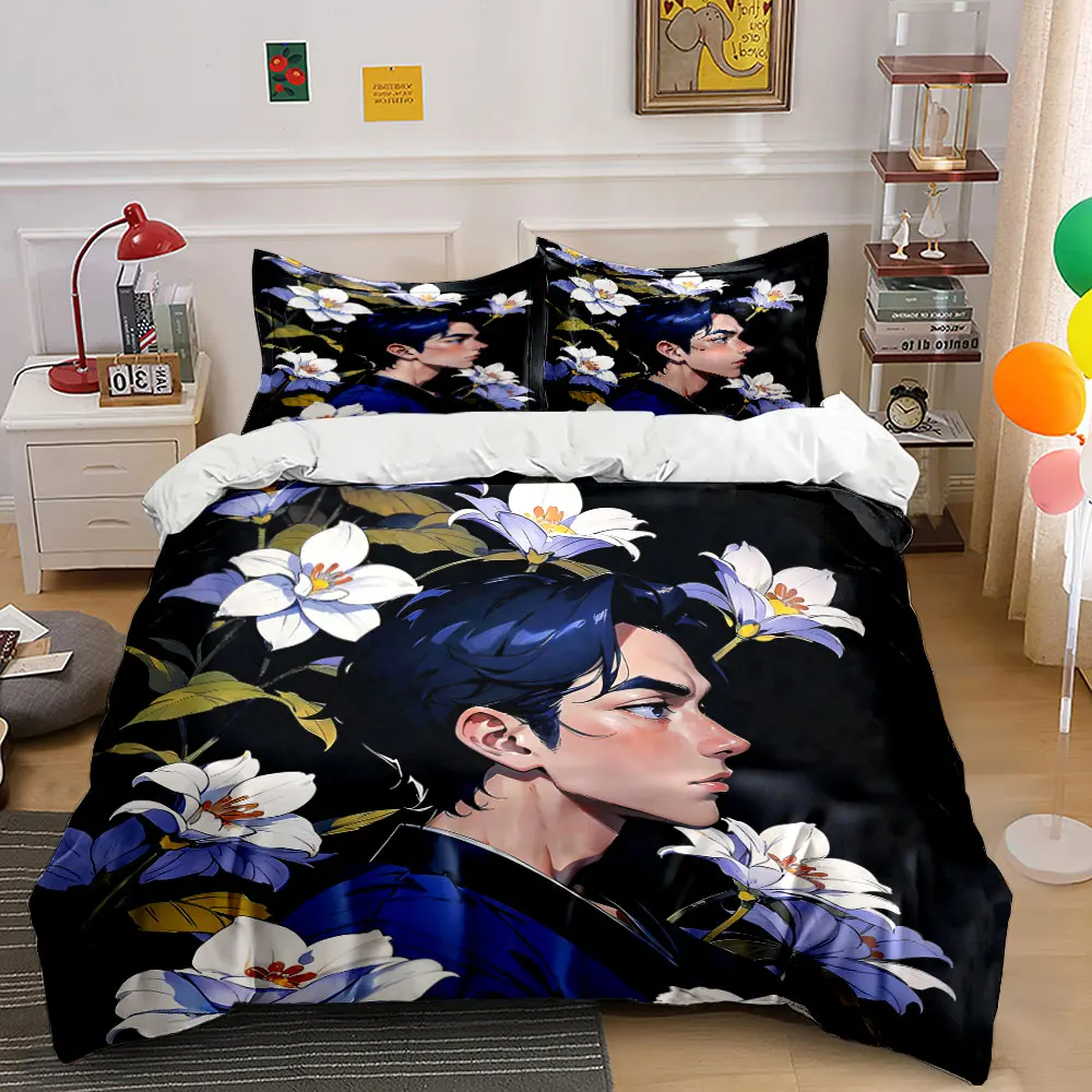 "Floral Elegance Themed Three-piece Set" kid's and adults' bedroom decor, Exquisite three-piece bedding set gift
"Floral Elegance Themed Three-piece Set" kid's and adults' bedroom decor, Exquisite three-piece bedding set gift