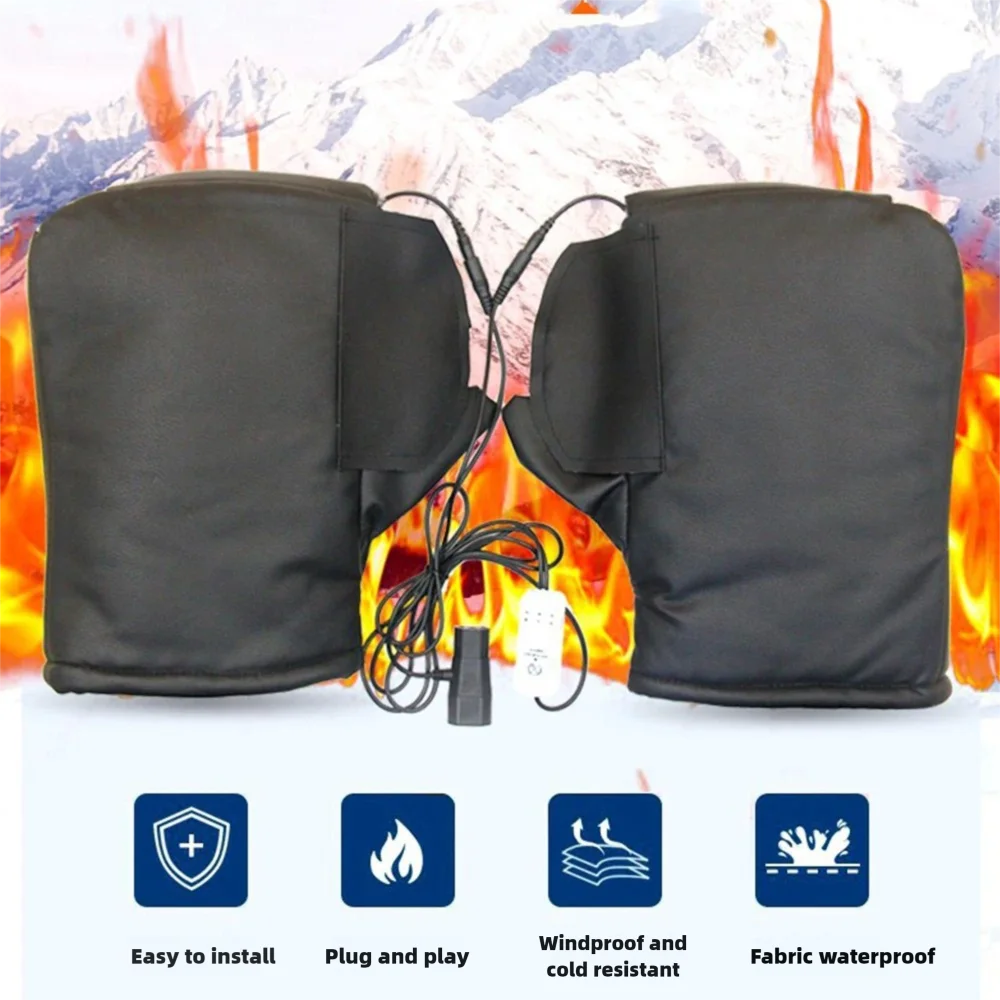 Electric Heated Gloves Thermal Heat Handlebar Cover Winter Warm Motorcycle Riding Waterproof Heated Rechargeable Gloves
Electric Heated Gloves Thermal Heat Handlebar Cover Winter Warm Motorcycle Riding Waterproof Heated Rechargeable Gloves