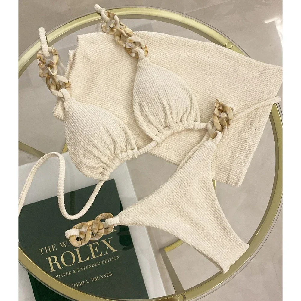 Brazilian Bikini Set For Women Swimwear 3 Piece 2025 Sexy Swimsuit Micro Bikinis Push Up Beachwear Summer Femme biquini
Brazilian Bikini Set For Women Swimwear 3 Piece 2025 Sexy Swimsuit Micro Bikinis Push Up Beachwear Summer Femme biquini