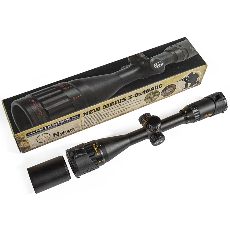 NSIRIUS HD Gold 3-9X40 AOE Тактический прицел Оптический прицел Красный Зеленый подсветка Крест Охота Прицел Пневматический прицел
NSIRIUS HD Gold 3-9X40 AOE Тактический прицел Оптический прицел Красный Зеленый подсветка Крест Охота Прицел Пневматический прицел