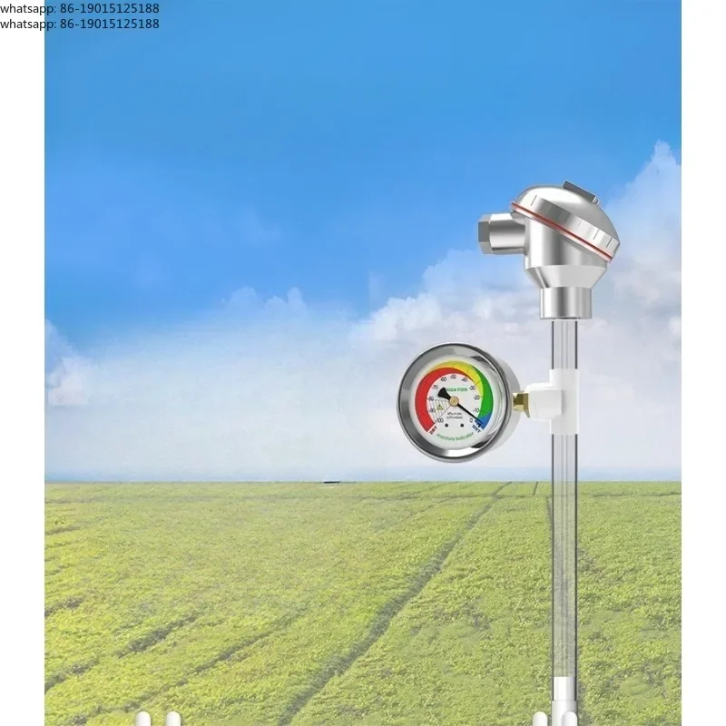 The latest soil tensiometer transmitter, automatic monitoring of moisture content, soil water potential meter sensor
The latest soil tensiometer transmitter, automatic monitoring of moisture content, soil water potential meter sensor