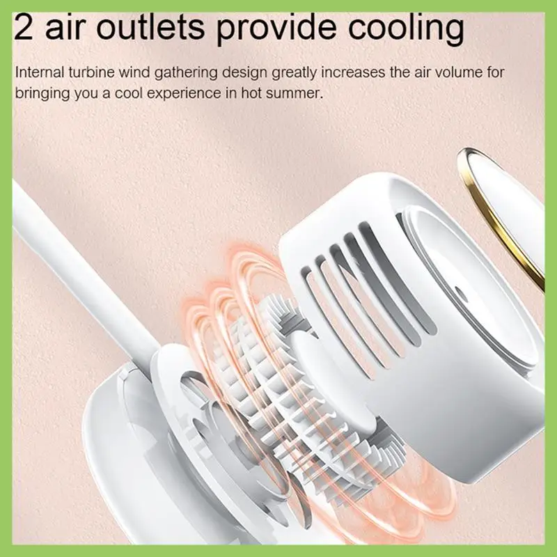 Mini Neck Fan Portable USB Rechargeable Mute Sports Neckfans For Outdoor Ventilador Portatil Abanicos Cooling
Mini Neck Fan Portable USB Rechargeable Mute Sports Neckfans For Outdoor Ventilador Portatil Abanicos Cooling