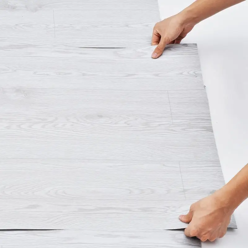 Self Adhesive Vinyl Floor Tiles 390 x 23.6 inch, 1.5mm Thick Peel & Stick, Light Gray Wood Grain DIY Flooring for Kitchen, Di
Self Adhesive Vinyl Floor Tiles 390 x 23.6 inch, 1.5mm Thick Peel & Stick, Light Gray Wood Grain DIY Flooring for Kitchen, Di