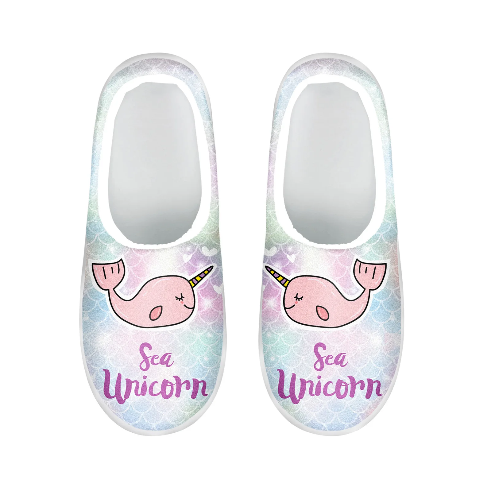 Sea Unicorn House Shoes for women,Comfy Fuzzy Slippers for Woman, Wenter Warm Women's Bedroom Slippers,Rubber Non-Slip Sole,Gift
Sea Unicorn House Shoes for women,Comfy Fuzzy Slippers for Woman, Wenter Warm Women's Bedroom Slippers,Rubber Non-Slip Sole,Gift