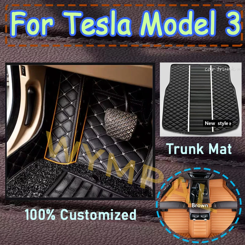 Luxury Custom Car Floor Mats For Tesla Model 3 2019 2020 2021 Auto Foot Pads Automobile Carpet Cover Interior Accessories
Luxury Custom Car Floor Mats For Tesla Model 3 2019 2020 2021 Auto Foot Pads Automobile Carpet Cover Interior Accessories