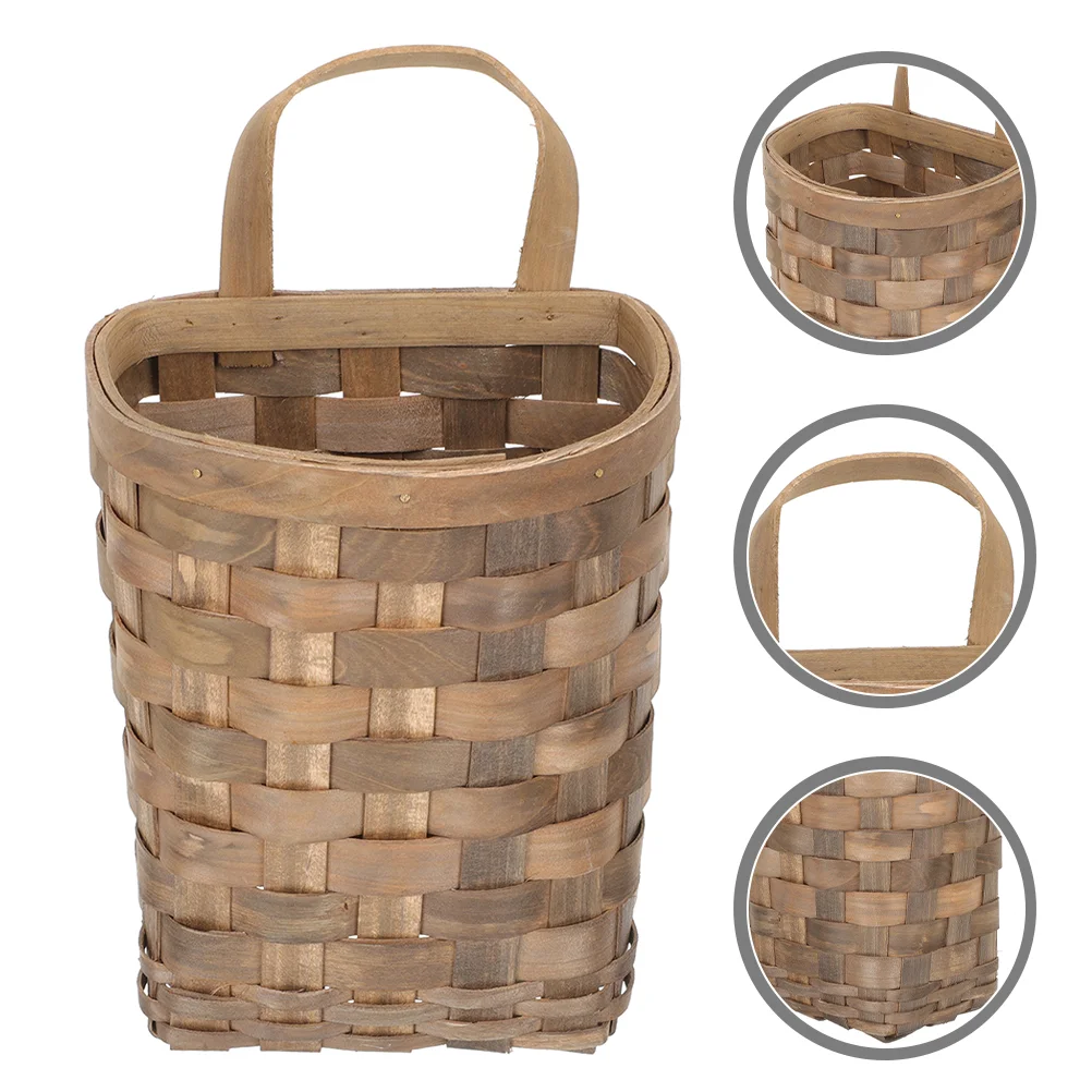 Kitchen Storage Basket Sundries Small Hanging Wall Fruit Vegetable Woven Flower Flowers Holder
Kitchen Storage Basket Sundries Small Hanging Wall Fruit Vegetable Woven Flower Flowers Holder