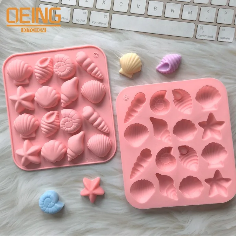 3D Chocolate Silicone Mold Shell Marine Animal Creative Shape Candy Fondant Pudding Pasrty Cake Decoration Mold Accessories
3D Chocolate Silicone Mold Shell Marine Animal Creative Shape Candy Fondant Pudding Pasrty Cake Decoration Mold Accessories