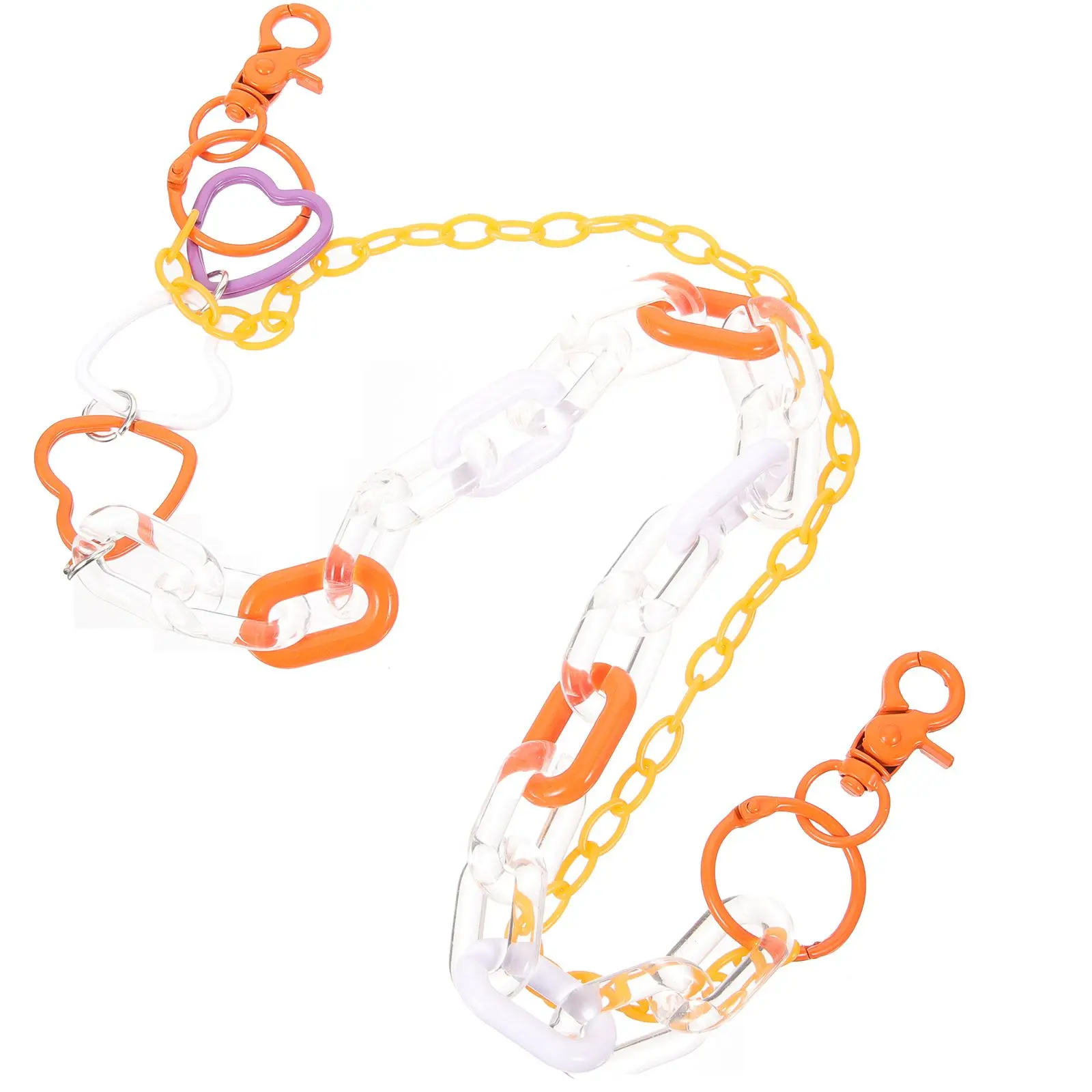 Acrylic Heart Shaped Chain Pink Color For Jeans Pants Belt Accessories Style Women Men Decorative Tightener
Acrylic Heart Shaped Chain Pink Color For Jeans Pants Belt Accessories Style Women Men Decorative Tightener