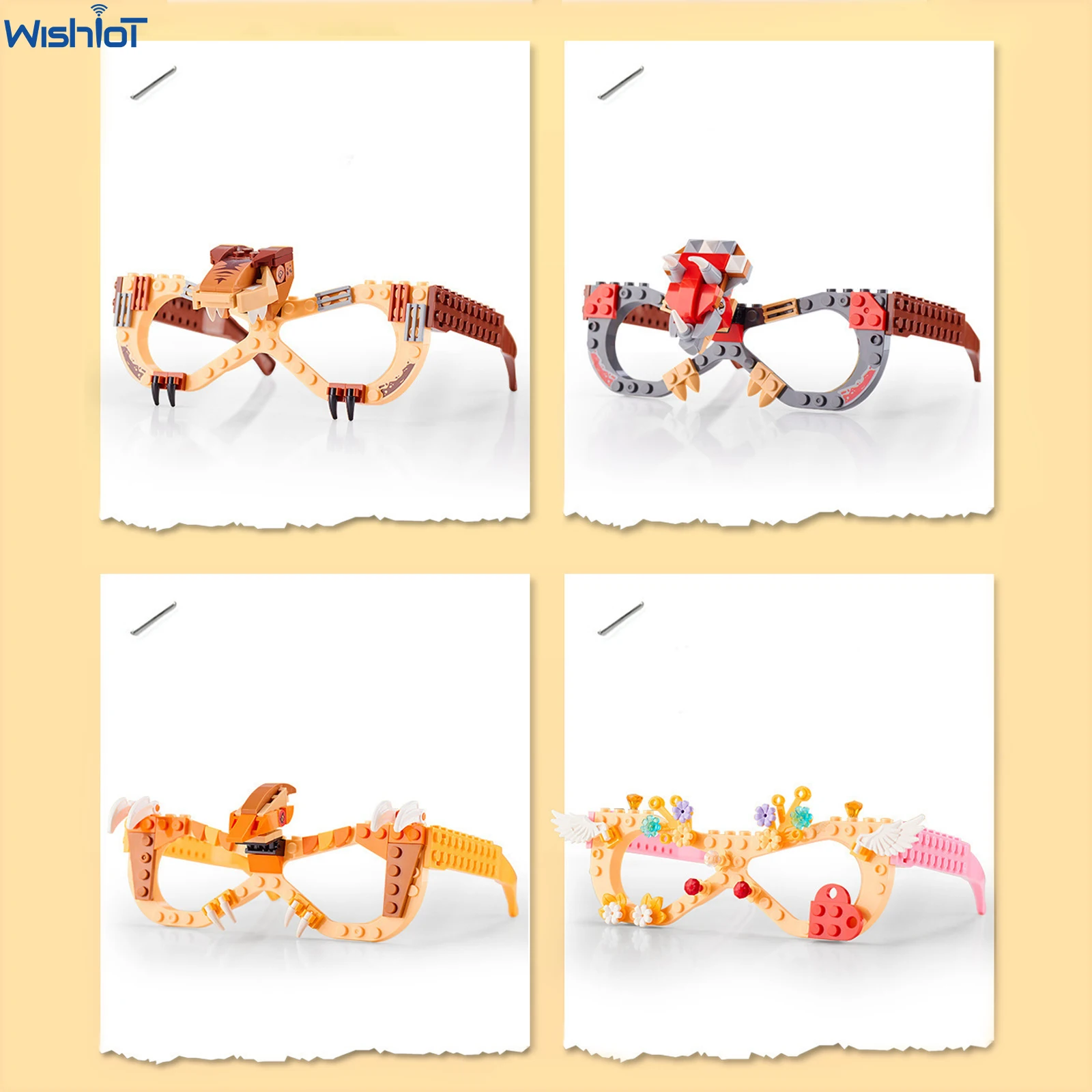 Building Blocks Dinosaur Glasses Baseplate Frame Diy Toys Glasses Bricks Toys Party Surprise Accessories Christmas Gift for Kids
Building Blocks Dinosaur Glasses Baseplate Frame Diy Toys Glasses Bricks Toys Party Surprise Accessories Christmas Gift for Kids