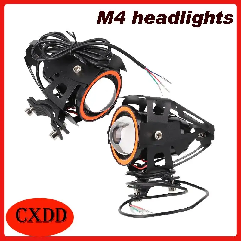 Angel Eyes Auxiliary Led Spotlights Electric Scooter Led Lights Mini U7 Headlights 12V Flashing Long Range Fog Lights
Angel Eyes Auxiliary Led Spotlights Electric Scooter Led Lights Mini U7 Headlights 12V Flashing Long Range Fog Lights
