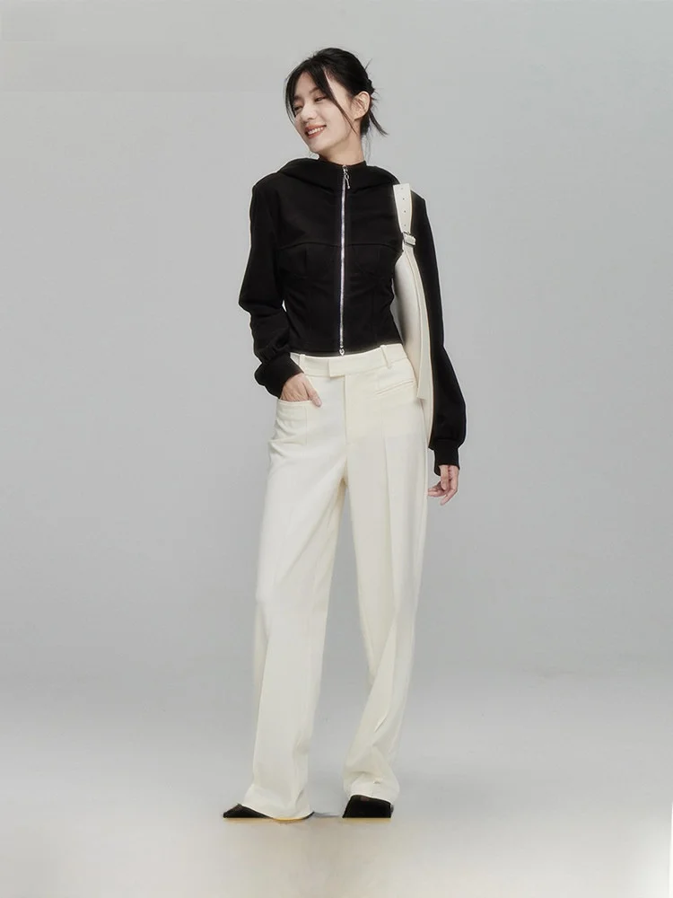 Fussed 22AW White Trousers Slim Straight Commute Suit Pants Women's Casual Fashion Natural Waist Other Material 100%
Fussed 22AW White Trousers Slim Straight Commute Suit Pants Women's Casual Fashion Natural Waist Other Material 100%