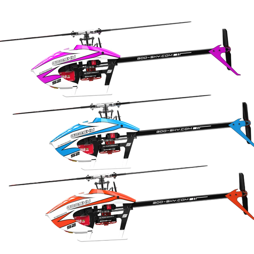 GOOSKY S2 MAX 6-канальный 3D пилотажный двойной бесщеточный вертолет с прямым двигателем, совместимый с протоколом S-FHSS S-BUS DSM-X PPM ELRS
GOOSKY S2 MAX 6-канальный 3D пилотажный двойной бесщеточный вертолет с прямым двигателем, совместимый с протоколом S-FHSS S-BUS DSM-X PPM ELRS