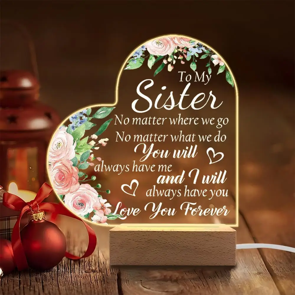 1PC Acrylic Luminous Display Photography Accessories, USB Base, Women Friendship Plaque, Sunflower Gift, Xmas/Birthday Figurines
1PC Acrylic Luminous Display Photography Accessories, USB Base, Women Friendship Plaque, Sunflower Gift, Xmas/Birthday Figurines