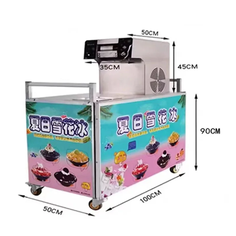 Commercial Snowflake Ice Machine Korean Bingsu Maker Air Cooled Snow Ice Shaver Machine for Dessert Cafe Restaurant Customized
Commercial Snowflake Ice Machine Korean Bingsu Maker Air Cooled Snow Ice Shaver Machine for Dessert Cafe Restaurant Customized