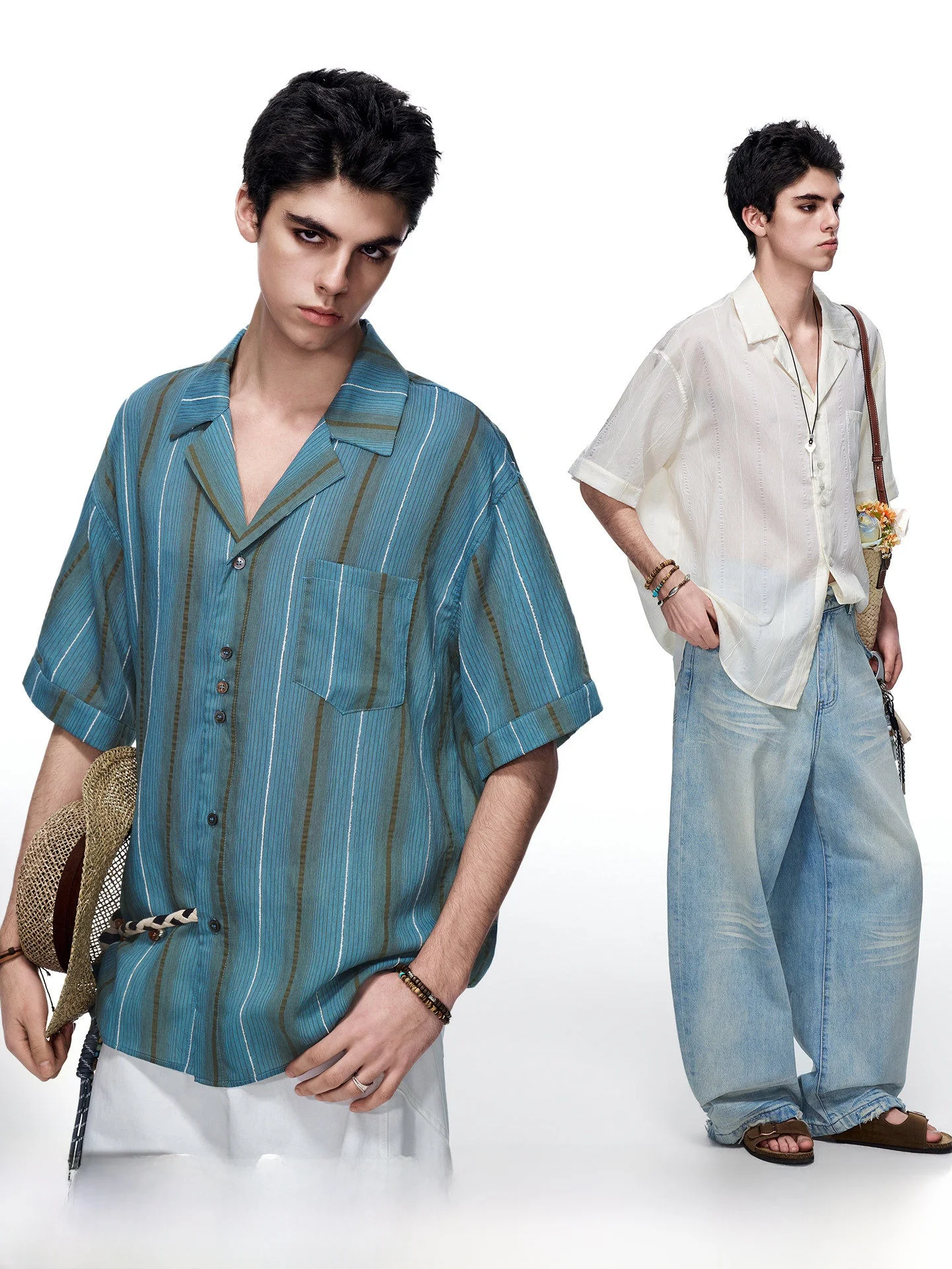 Dream Made American Cuban Collar Lyocell Silk Short Sleeve Men's Shirt Quick Dry Summer Youth Fashion Breathable Thin Model
Dream Made American Cuban Collar Lyocell Silk Short Sleeve Men's Shirt Quick Dry Summer Youth Fashion Breathable Thin Model