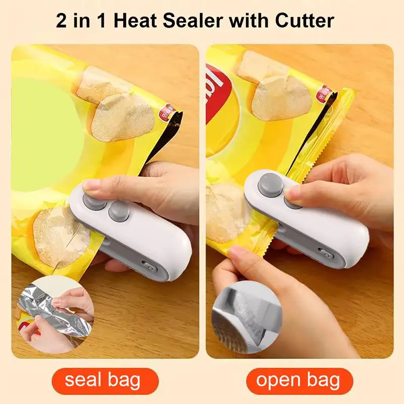 Mini Handheld Food Heat Sealer USB Recharging Bag Resealer for Food Storage Seal Freshness Portable Device
Mini Handheld Food Heat Sealer USB Recharging Bag Resealer for Food Storage Seal Freshness Portable Device
