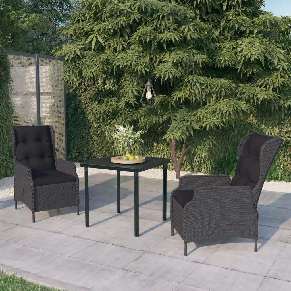 Modern Garden Dining Set Weather Resistant Dark Grey Powder Coated Steel Medium
Modern Garden Dining Set Weather Resistant Dark Grey Powder Coated Steel Medium
