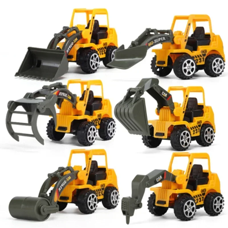6pcs/set Diecast Engineering Truck Loader Tractor Excavator Construction Model Vehicle Classic Toy For Children Boy Gifts 
6pcs/set Diecast Engineering Truck Loader Tractor Excavator Construction Model Vehicle Classic Toy For Children Boy Gifts