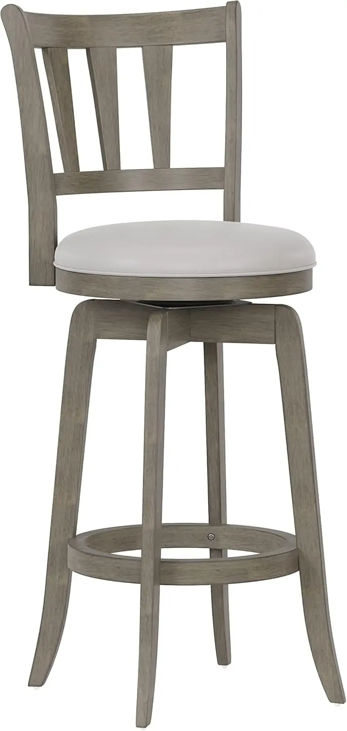 , Presque Isle Wood Bar Height Swivel Stool, 19""D X 17.5""W X 43.5""H, Aged Gray
, Presque Isle Wood Bar Height Swivel Stool, 19""D X 17.5""W X 43.5""H, Aged Gray