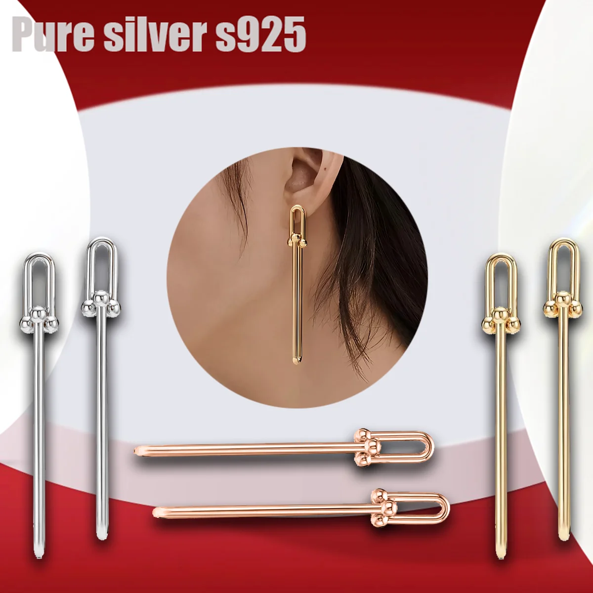 Pure silver s925 earrings Advanced tassel temperament, fashionable and versatile, personalized and trendy earrings
Pure silver s925 earrings Advanced tassel temperament, fashionable and versatile, personalized and trendy earrings