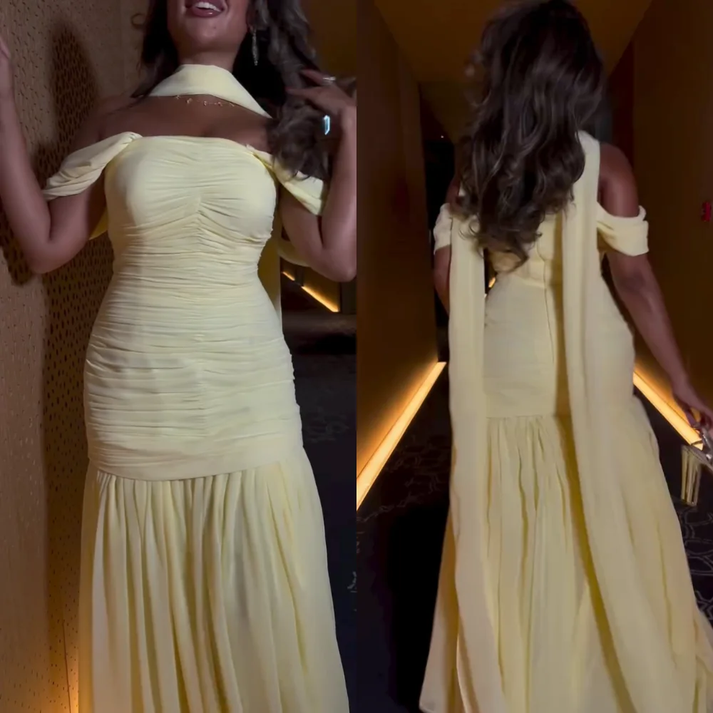 Шифоновые плиссированные длинные платья с открытыми плечами по индивидуальному заказу, простой выпускной вечер, женский элегантный вечер, свадебный
Шифоновые плиссированные длинные платья с открытыми плечами по индивидуальному заказу, простой выпускной вечер, женский элегантный вечер, свадебный