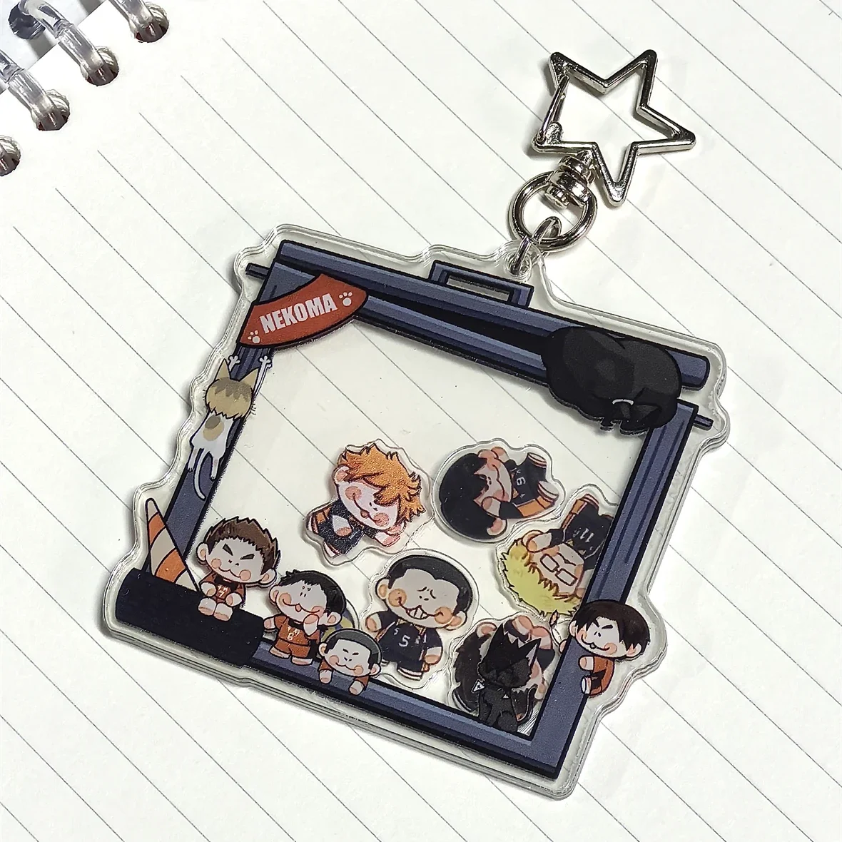 Anime Haikyuu!! Cosplay Acrylic Square Keychain Cartoon Decorative Backpack Rocker Pendant Shake Fighter Xmas Birthday Gift
Anime Haikyuu!! Cosplay Acrylic Square Keychain Cartoon Decorative Backpack Rocker Pendant Shake Fighter Xmas Birthday Gift