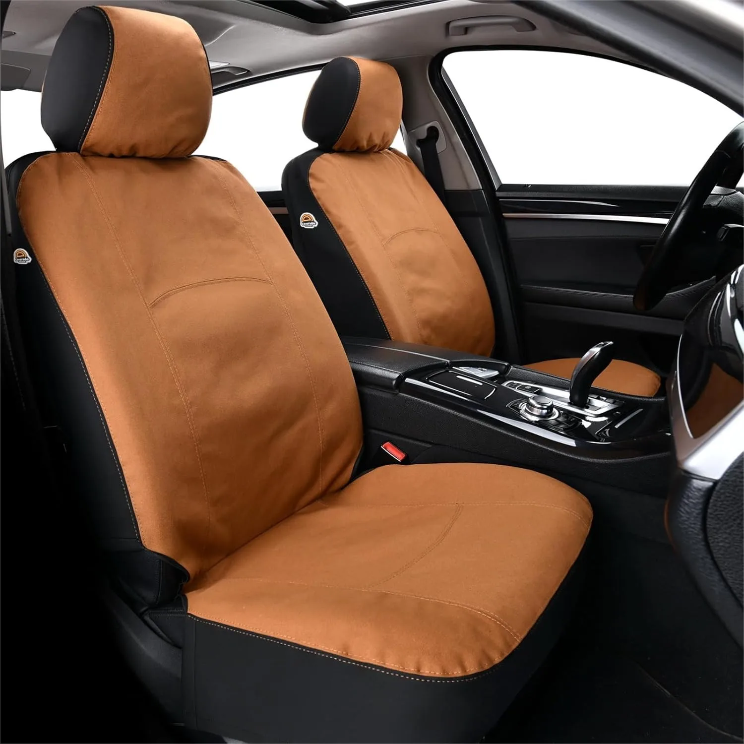 Canvas Car Seat Covers Front 2-Pack, Universal Fit for Cars Trucks SUVs, Khaki
Canvas Car Seat Covers Front 2-Pack, Universal Fit for Cars Trucks SUVs, Khaki