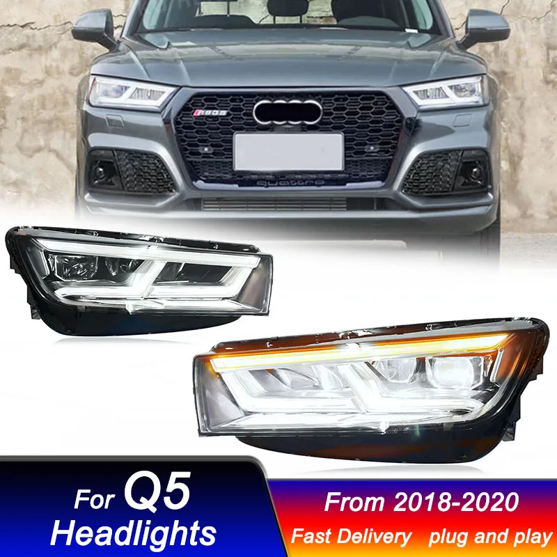 Фары головного света для Audi Q5 2018-2020 в новом стиле, аксессуары фар головного света с динамическим сигналом, Bi Xenon Beam
Фары головного света для Audi Q5 2018-2020 в новом стиле, аксессуары фар головного света с динамическим сигналом, Bi Xenon Beam
