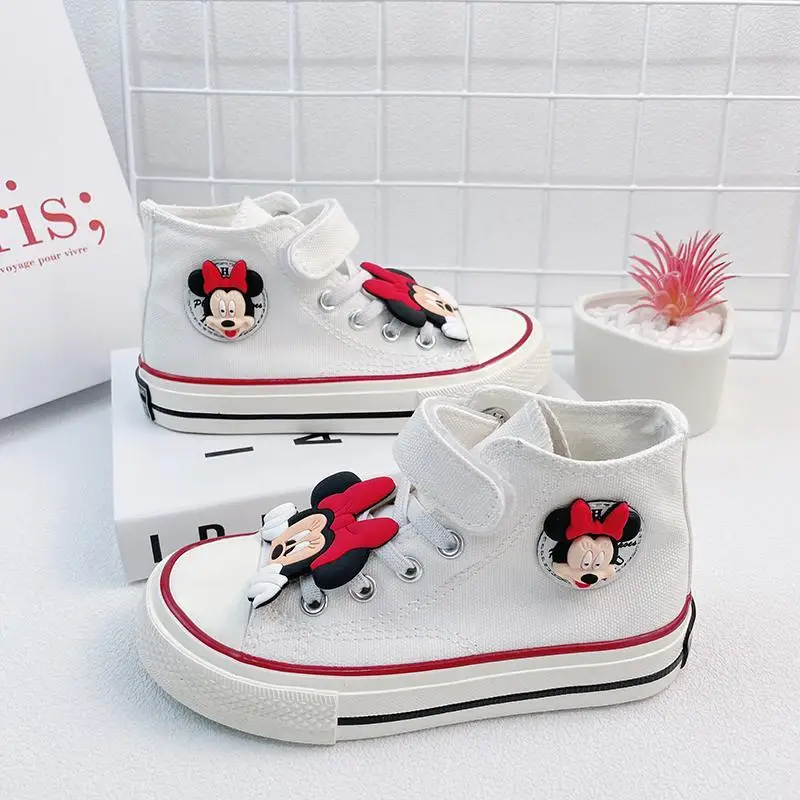 2025 new Minnie mouse Girls' High Low Top And autumn white Children's Baby Autumn New kids child Canvas Shoes детские кроссовки
2025 new Minnie mouse Girls' High Low Top And autumn white Children's Baby Autumn New kids child Canvas Shoes детские кроссовки