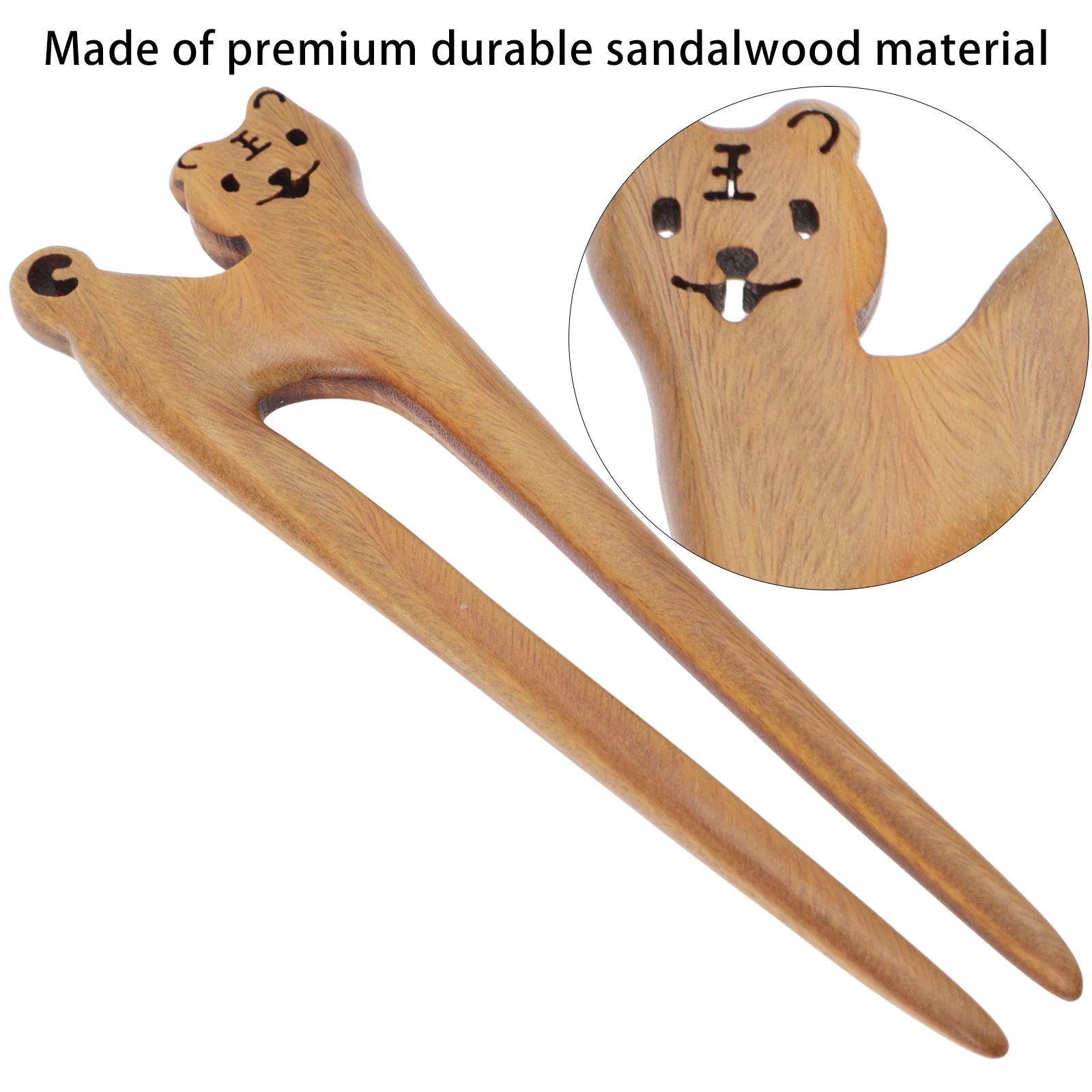 Tiger Shape Sandalwood Hair Fork Simple Women Hairpin Wood Bun Hair Sticks Elegant Decoration For Party Festival Travel
Tiger Shape Sandalwood Hair Fork Simple Women Hairpin Wood Bun Hair Sticks Elegant Decoration For Party Festival Travel