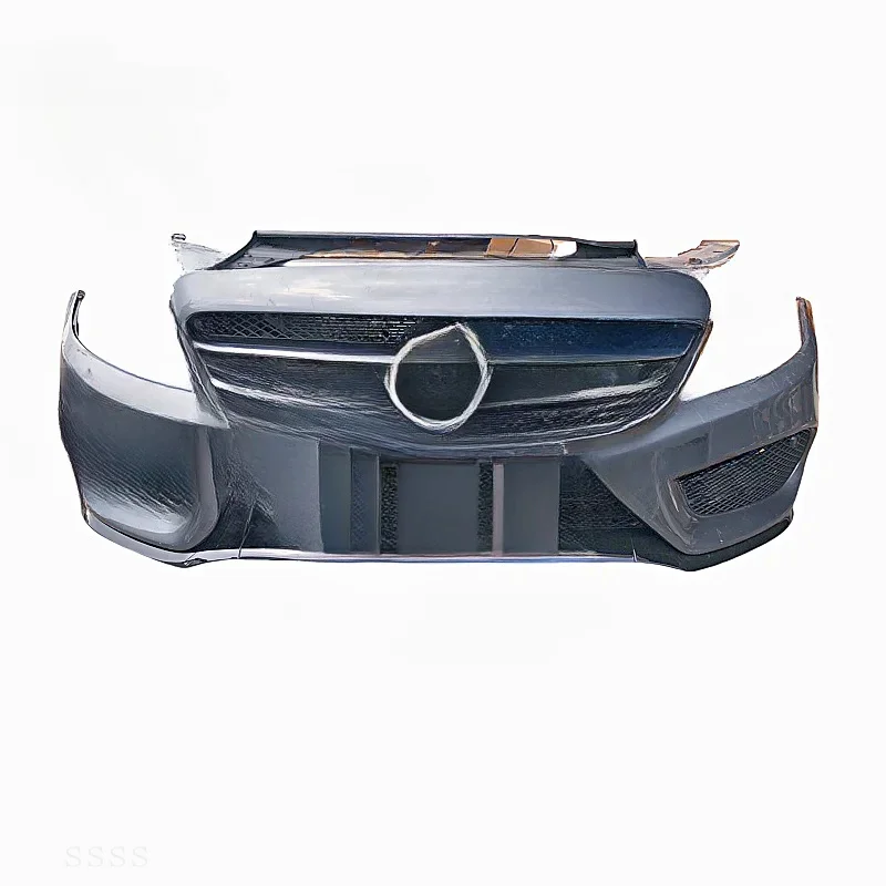 C-Class W205 Sport Front Bumper Assembly with Electronic Cooler Fan Front Mouth Grille
C-Class W205 Sport Front Bumper Assembly with Electronic Cooler Fan Front Mouth Grille