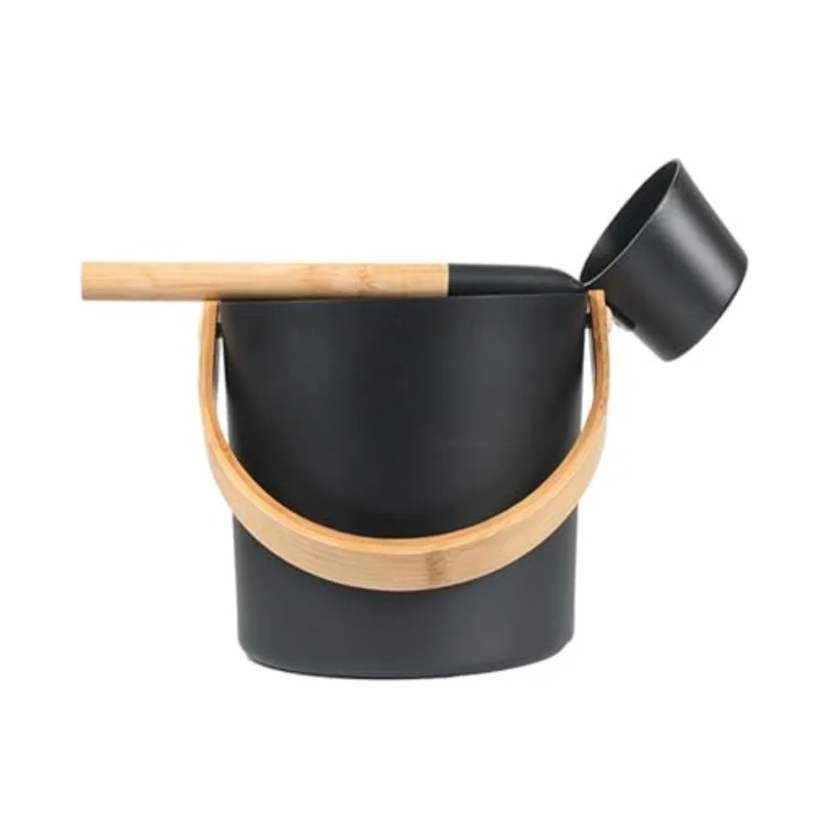 Sauna Bucket and Ladle Set, 7L Aluminum, Black, Rust-Resistant Heat-Resistant for Bathrooms, Saunas Steam Baths
Sauna Bucket and Ladle Set, 7L Aluminum, Black, Rust-Resistant Heat-Resistant for Bathrooms, Saunas Steam Baths