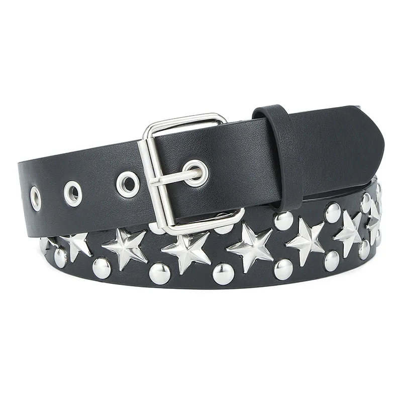 New European American Ins Style Punk Trend Ladies Pin Buckle Belt Fashion Versatile Korean Student Super Handsome 110cm
New European American Ins Style Punk Trend Ladies Pin Buckle Belt Fashion Versatile Korean Student Super Handsome 110cm
